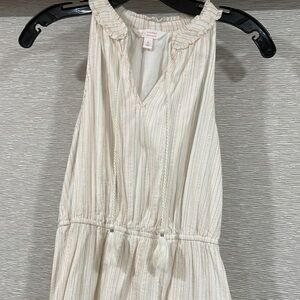 Striped High Low Dress